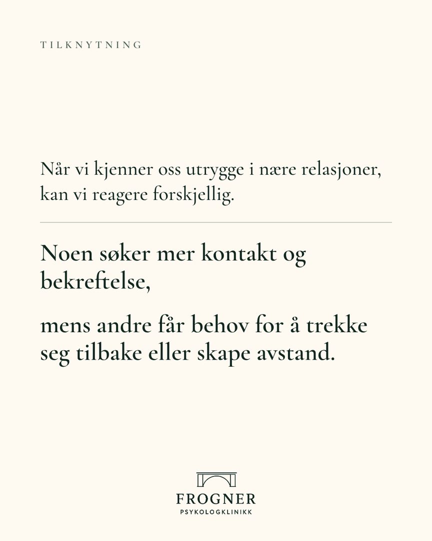 Bilde 3 av 6 i Instagram-innlegget «Hva er tilknytning?»