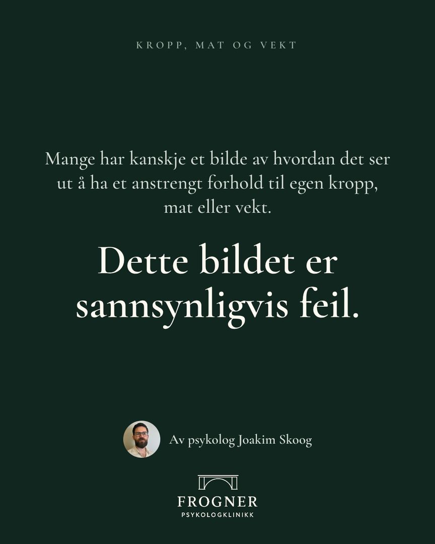 Bilde 1 av 6 i Instagram-innlegget «Spiseforstyrrelser diskriminerer ikke»