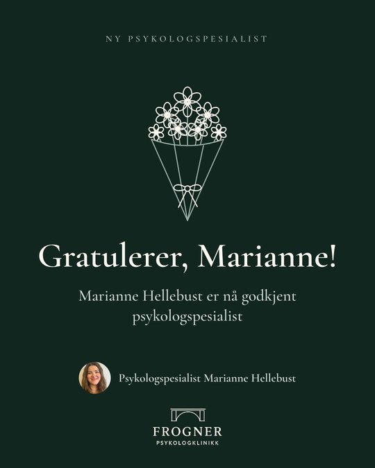 Instagram-innlegg: høstkampanje med 20 prosent rabatt på førstegangssamtale fra 1. oktober til 30. november
