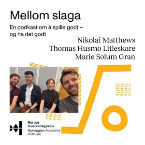 Omslaget til podkasten Mellom slaga